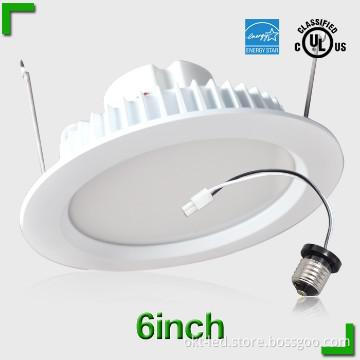 ul and energy star approval led recessed downlight 12w ul IN USA 6inch